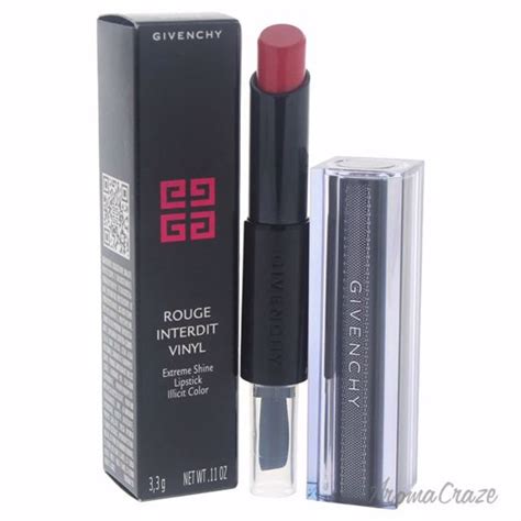 givenchy 10 rouge provocant reddish pink|givenchy rouge interdit lipstick.